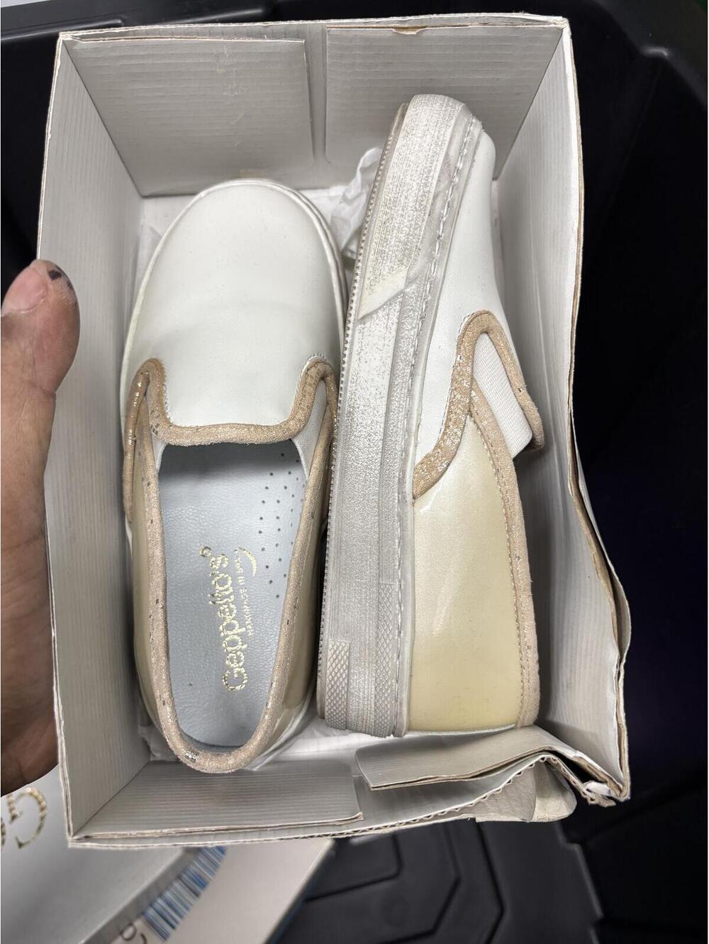 Girls' Boxcalf Flagon Slip-On Shoes Size 28
